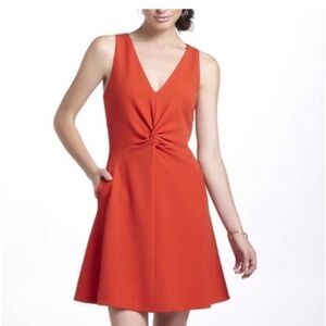 Leifsdottir Vibrant Orange Mini Dress